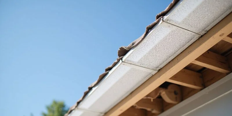 Vented soffit providing attic airflow