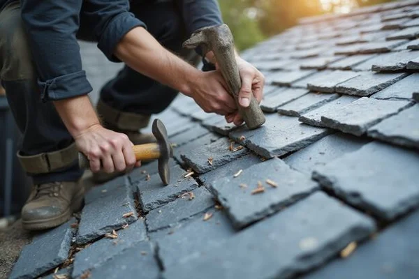 Slate Roofing project 1